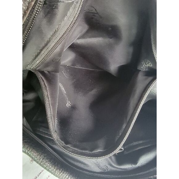 Fossil 75082 American Classic Black Pebble Leather Shoulder Bag READ - Picture 11 of 14